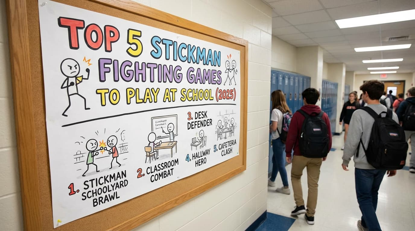 Top 5 Stickman Fighting Games to Play at School (2025)