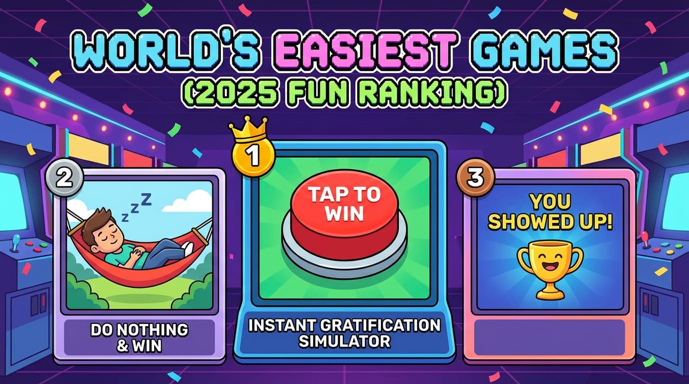 The World’s Easyest Game So What Is the Actual Easiest Game in the World (2025 Fun Ranking)