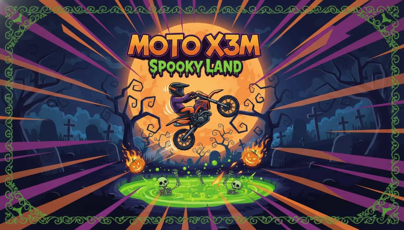 "Moto X3M 6: Spooky Land" Online Game Guide