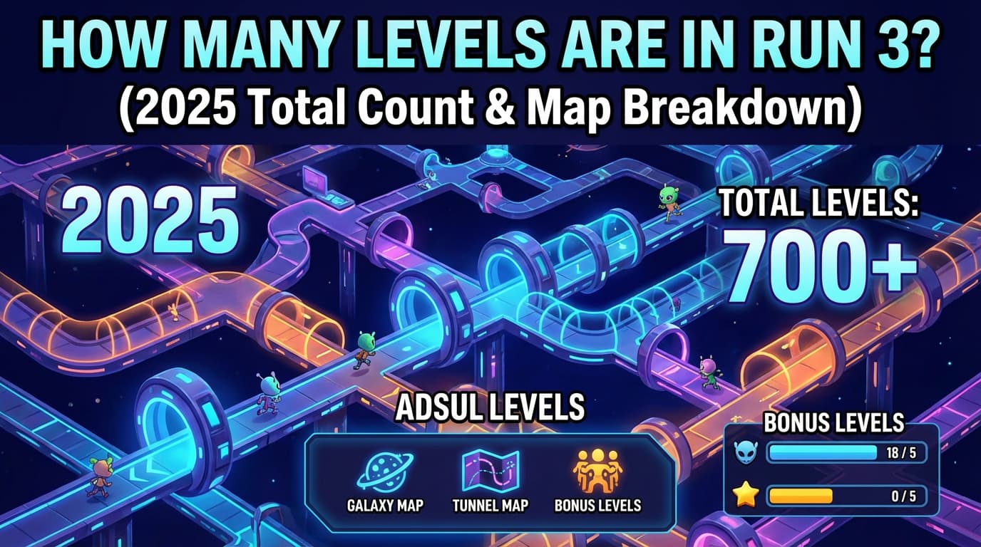 How Many Levels Are in Run 3? (2025 Total Count & Map Breakdown)