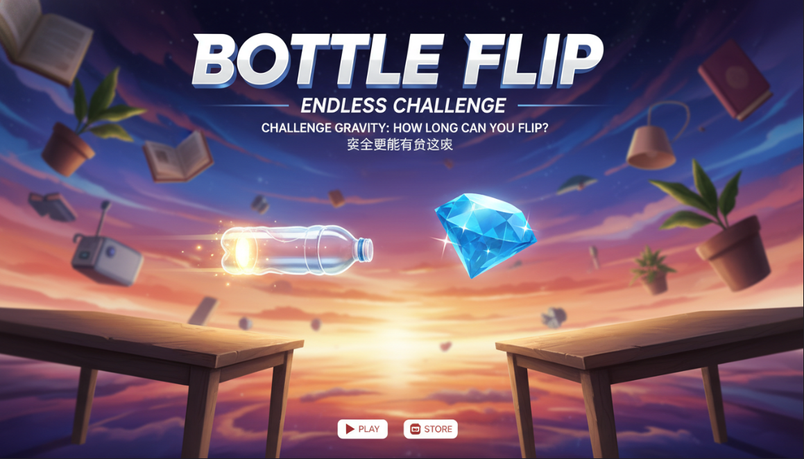 Defying Gravity: How Long Can You Jump in "Bottle Flip"?