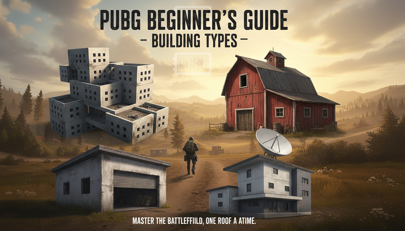PUBG Beginner's Guide - Building Types